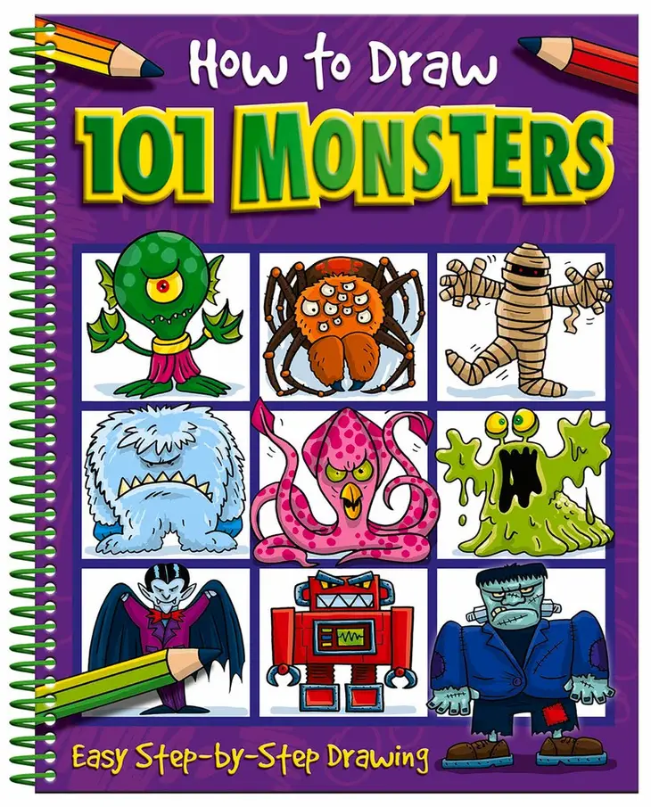 How to Draw 101 Monsters  Art-O-Maddic Art Gallery